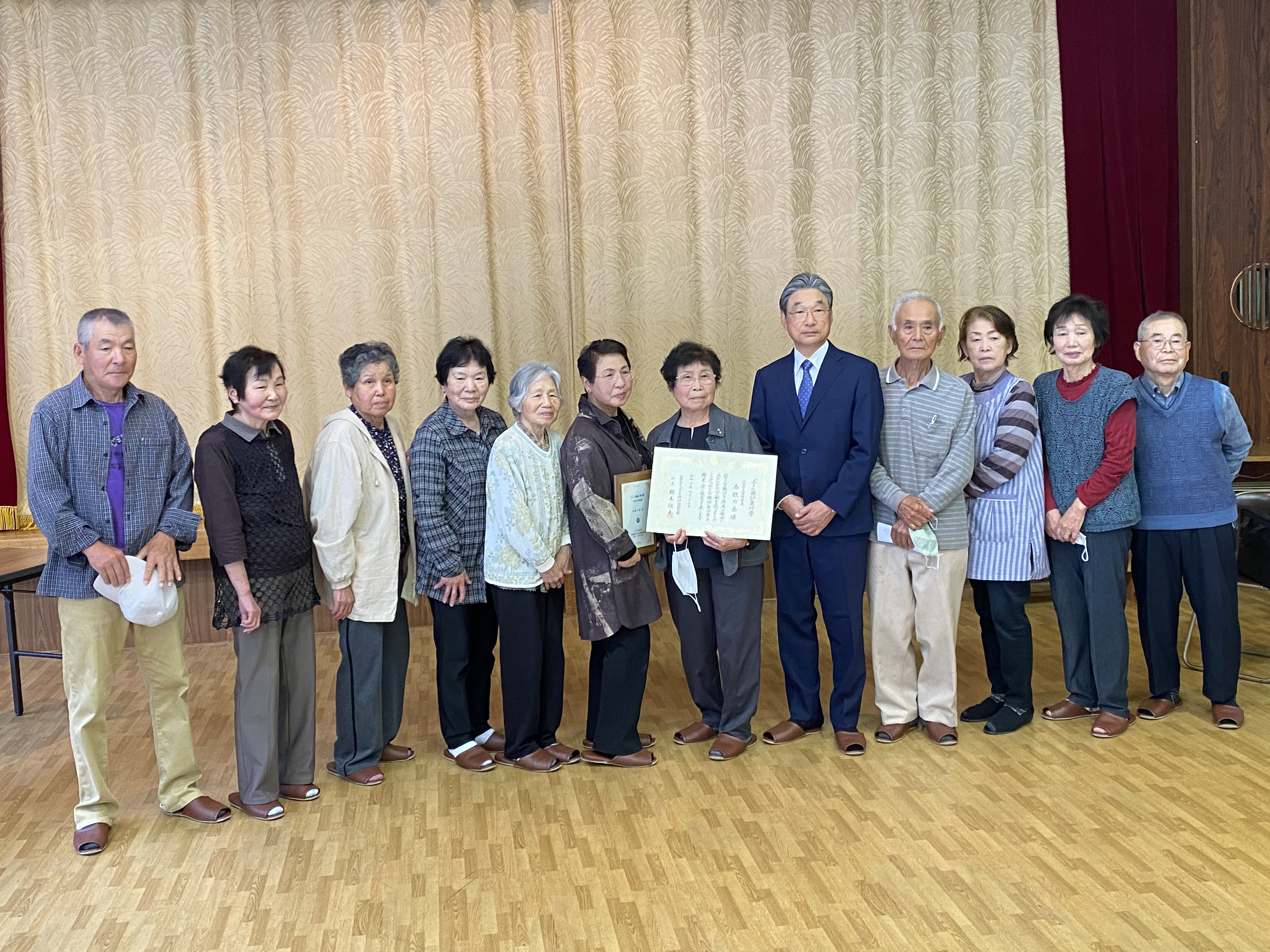 実行章受章者600万人目の贈呈式が行われました